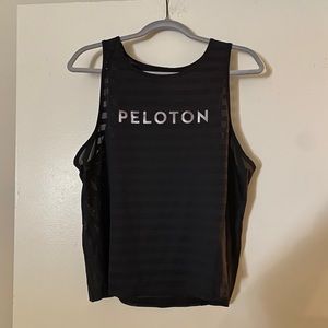 Peloton short mesh top - like new!